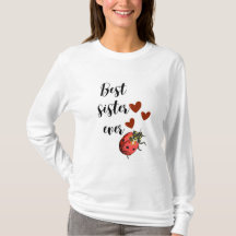 T-Shirt Love Sister Ladybug – Joli Design à Cœur