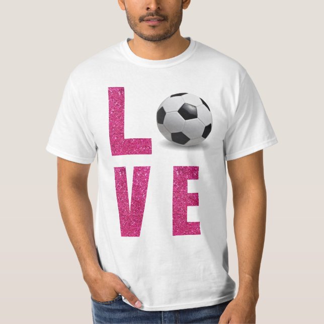 T-shirt Love Soccer (Devant)