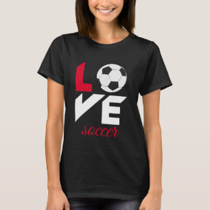 T-shirt Love soccer