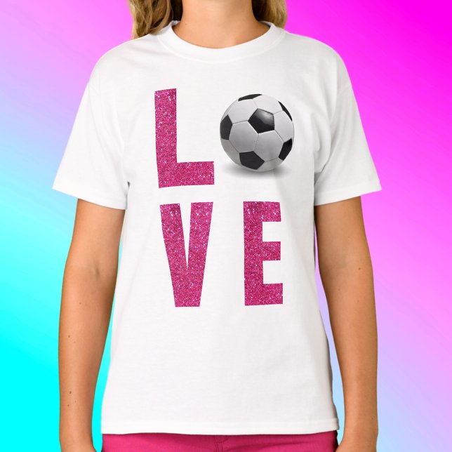 T-shirt Love Soccer (Créateur téléchargé)