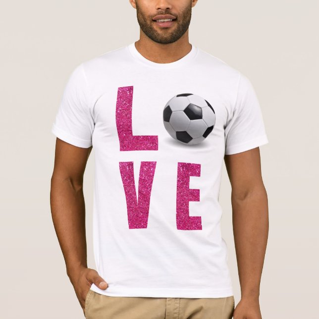 T-shirt Love Soccer (Devant)