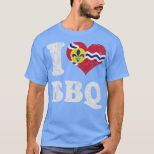 T-shirt Love St Louis Missouri Barbecue Grill