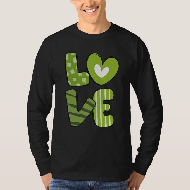 T-shirt Love St Patricks Day (Devant)