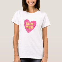 Love Summer Watermelon Coeur rose