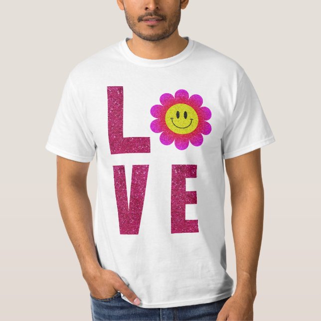 T-shirt Love Sunflower (Devant)