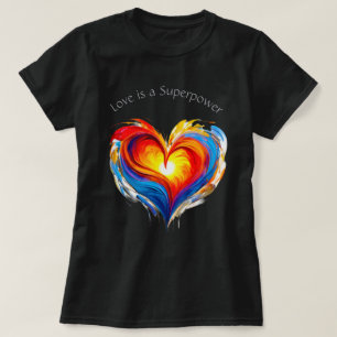 T-shirt Love Superpower 04