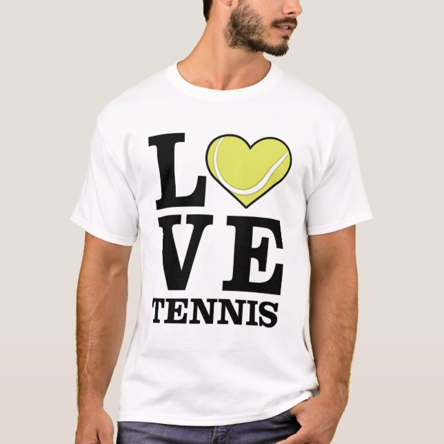 T-shirt Love Tennis (Devant)