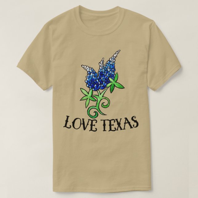 T-shirt Love Texas (Design devant)