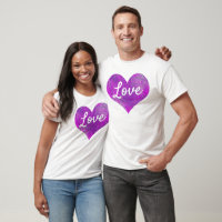 Love Texte forme coeur rose Réseau géométrique