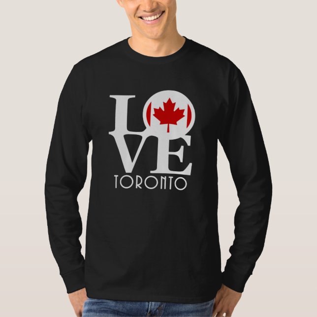 T-shirt LOVE Toronto, Canada (Devant)