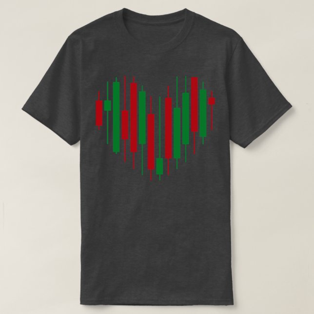 T-shirt Love Trading Forex Crypto Stock Exchange Acheter V (Design devant)