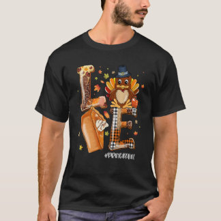 T-shirt LOVE Turkey Pilgrim Pumpkin Pie Principal Life Tha