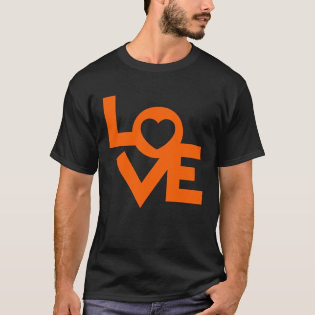 T-shirt Love Valentine's Day Couple Relation Coeur dans (Devant)