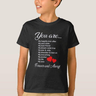 T-shirt Love Valentine's Day Couples Heart Funny Gift Idée