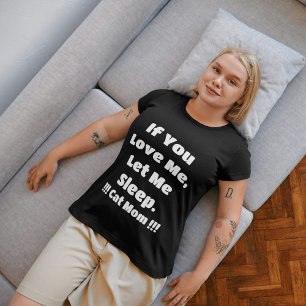 T-shirt Love Valentines Jour tenue drôle Chat personnalisé