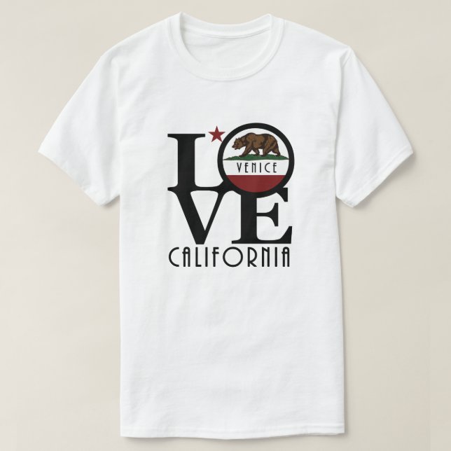 T-shirt LOVE Venice California (Design devant)