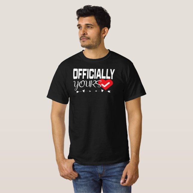 T-shirt Love Verified Heart Checkmark  (Devant entier)