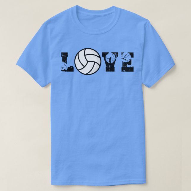 T-shirt Love Volleyball 1 (Design devant)
