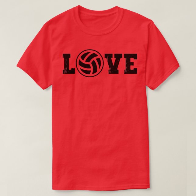 T-shirt Love Volleyball 7 (Design devant)