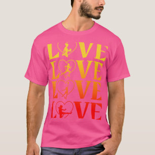 T-shirt Love Weightlifting Running Basketball Taekwondo Ka