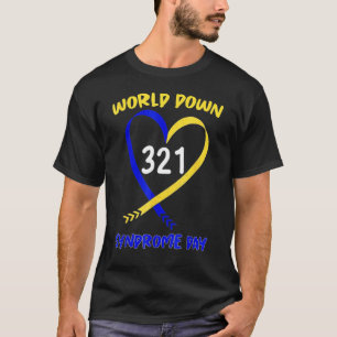 T-shirt Love World Down Syndrome Day de sensibilisation Am