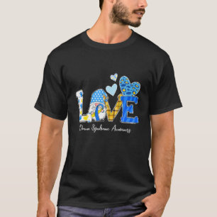 T-shirt LOVE World Down Syndrome Day Sensibilisation Leopa