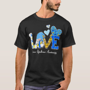 T-shirt LOVE World Down Syndrome Day Sensibilisation Leopa