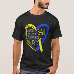 T-shirt Love World Down Syndrome de la journée de sensibil