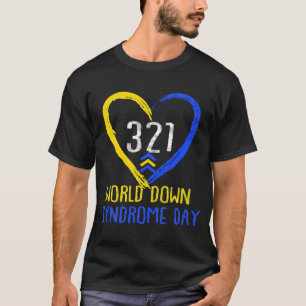 T-shirt Love World Down Syndrome Journée de sensibilisatio