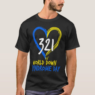 T-shirt Love World Down Syndrome Journée de sensibilisatio