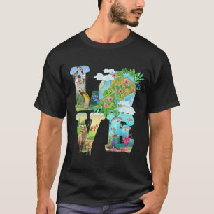T-shirt Love World Jour des terres 2022 Planet De l'enviro