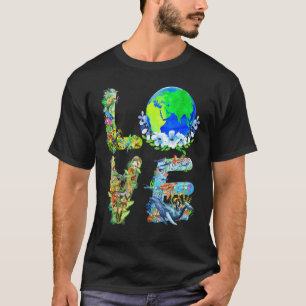 T-shirt Love World Jour des terres 2024 Planet De l'enviro