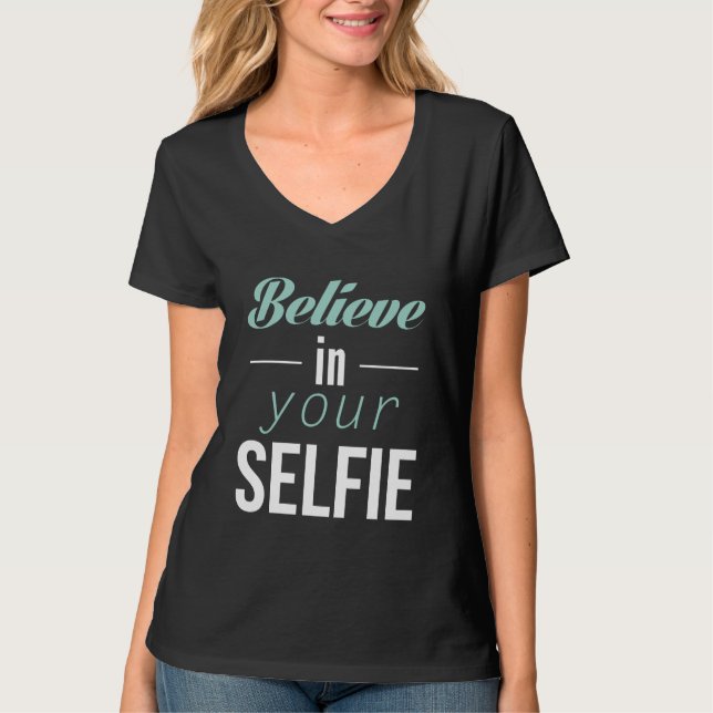 T-shirt Love Your Selfie (Devant)