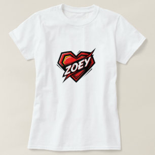 T-shirt Love Zoey