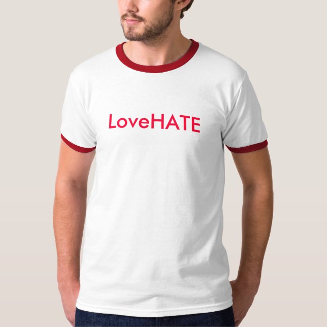 T-shirt LoveHATE (Devant)