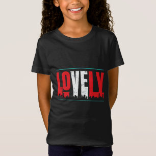 T-Shirt Lovely In a Bold Stylisated Design