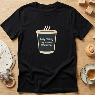 T-Shirt Lover À Café Humains Minuscule Élevant Occ