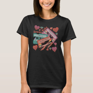 T-shirt Lover Babe Love Music Cassette Tapes Retro 90's Va