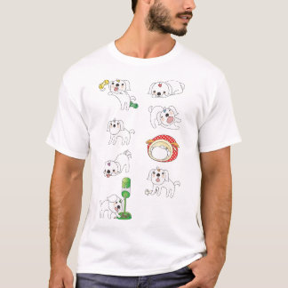 T-Shirt Lover Dog Cartoon - Sty personnalisé