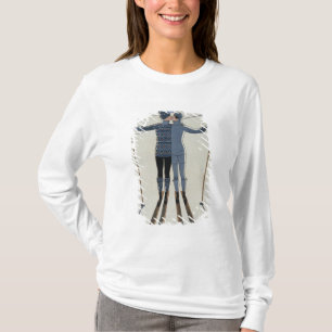 T-shirt <Lovers in the Snow> par Georges Barbier