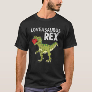 T-shirt Lovesaurus Rex Valentines Jour Cute Dinosaure Coeu