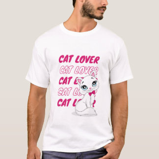 T-shirt lovescat funnycat