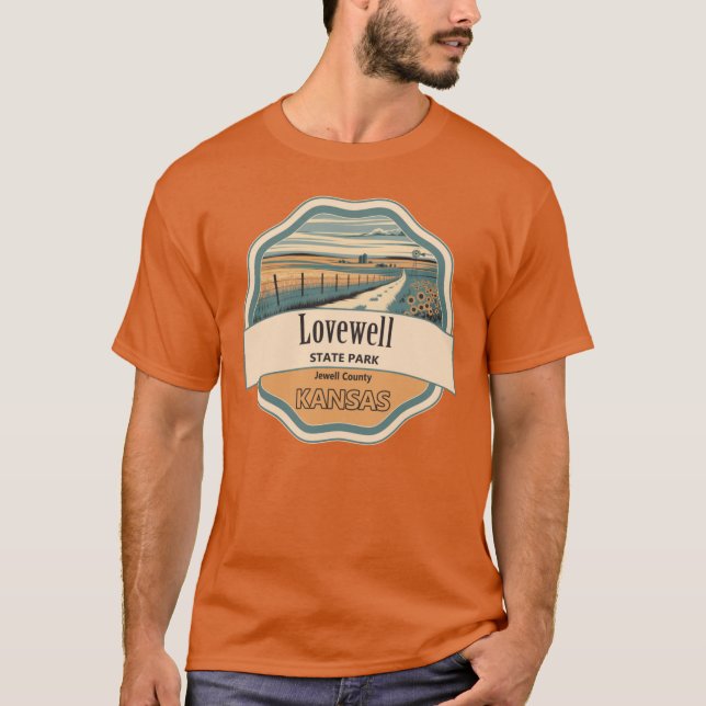T-shirt Lovewell State Park (Devant)