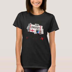 T-shirt Lowestoft Boarding Pass Lowestoft Girl Lowestoft