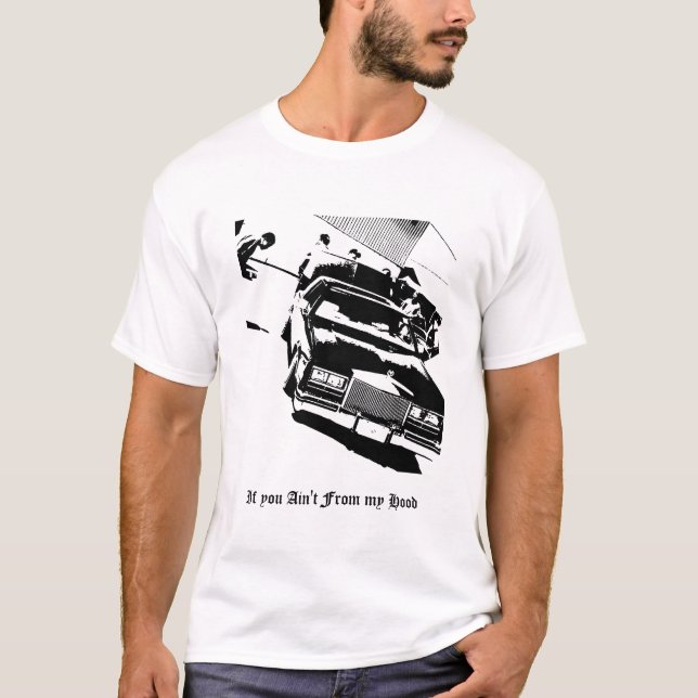 T-shirt Lowrider_Cadillac_Eldorado, si vous n'êtes pas de (Devant)