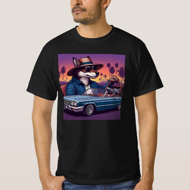 T-shirt Lowrider Wolfy (Devant)