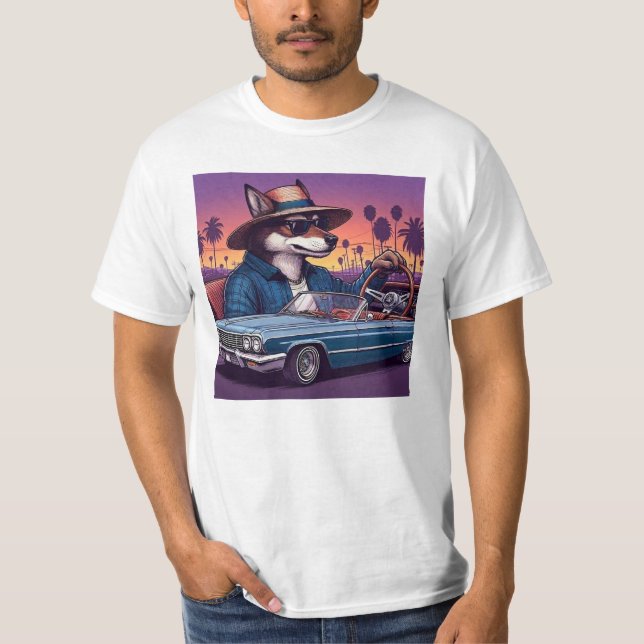 T-shirt Lowrider Wolfy (Devant)