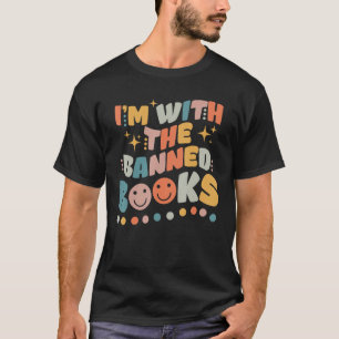 T-shirt Loy Reading Shirt Book I'm With Banned Men Femmes