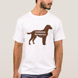 T-shirt LR chocolat nom de laboratoire silhouette