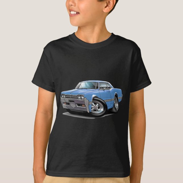 T-shirt Lt 1966 de sabre d'abordage d'Olds Blue Car (Devant)